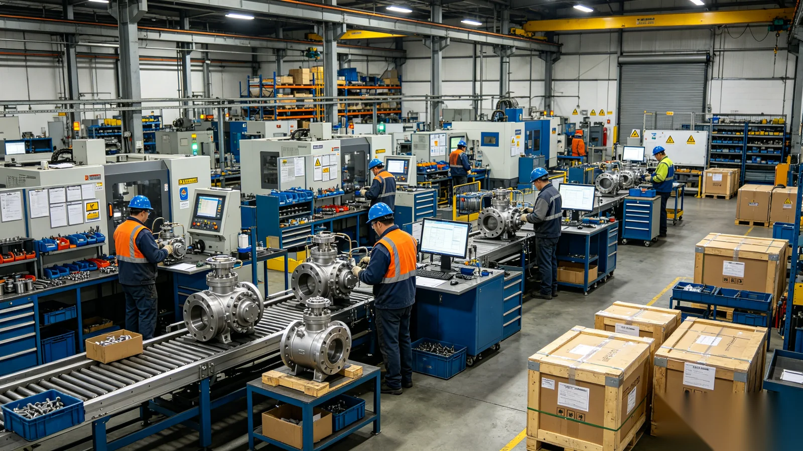 Inside the valve gear operator manufacturing plant