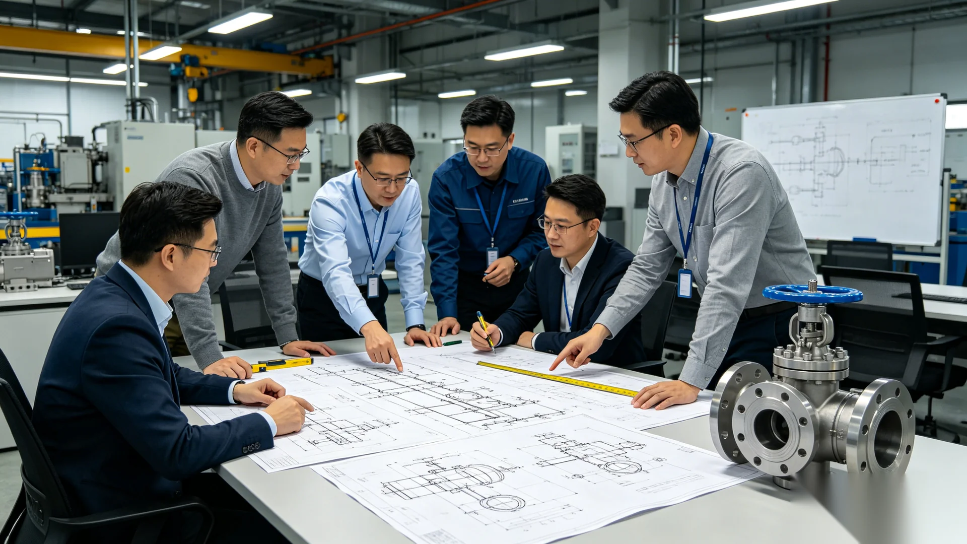 Valve gear operator engineering team ready to support industrial RFQ and OEM projects