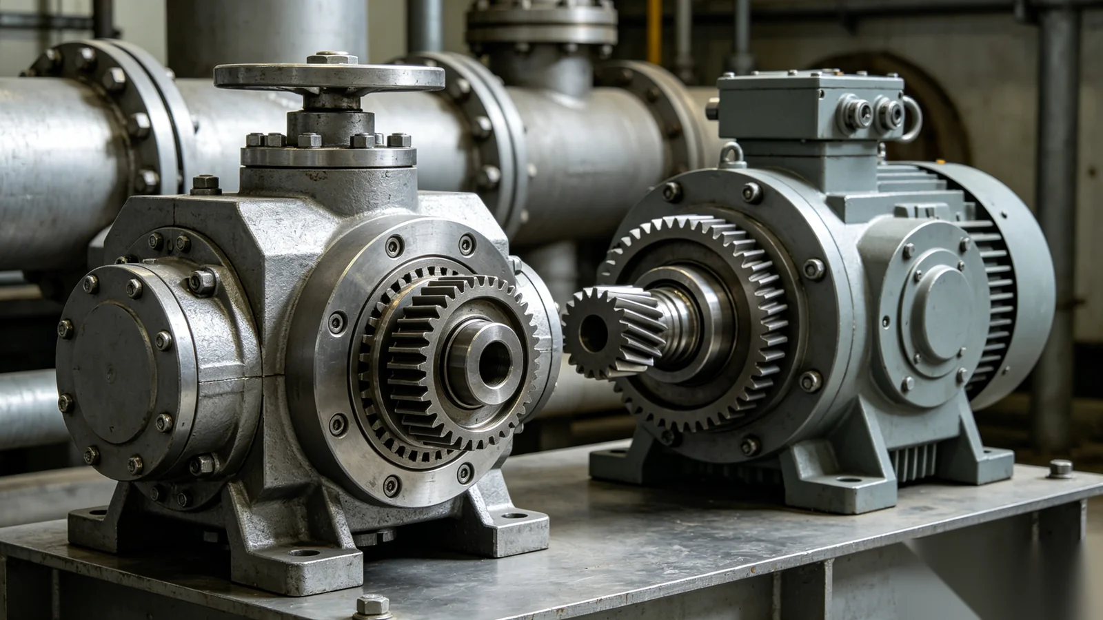 Torque testing of custom worm gear operator on industrial valve simulation stand