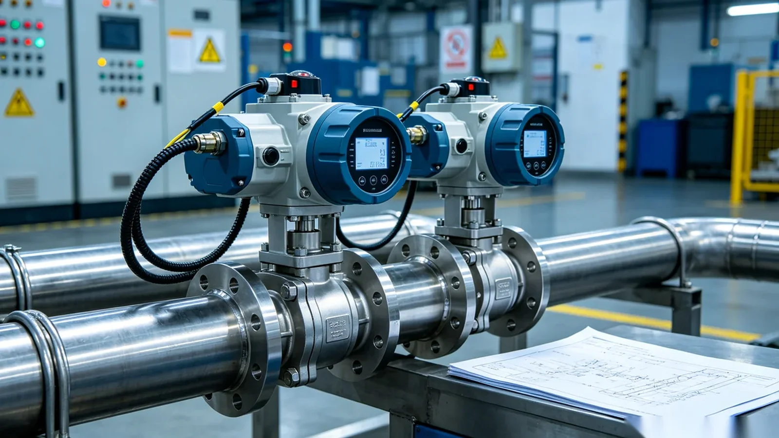 SCADA control room monitoring hydropower dam valve automation