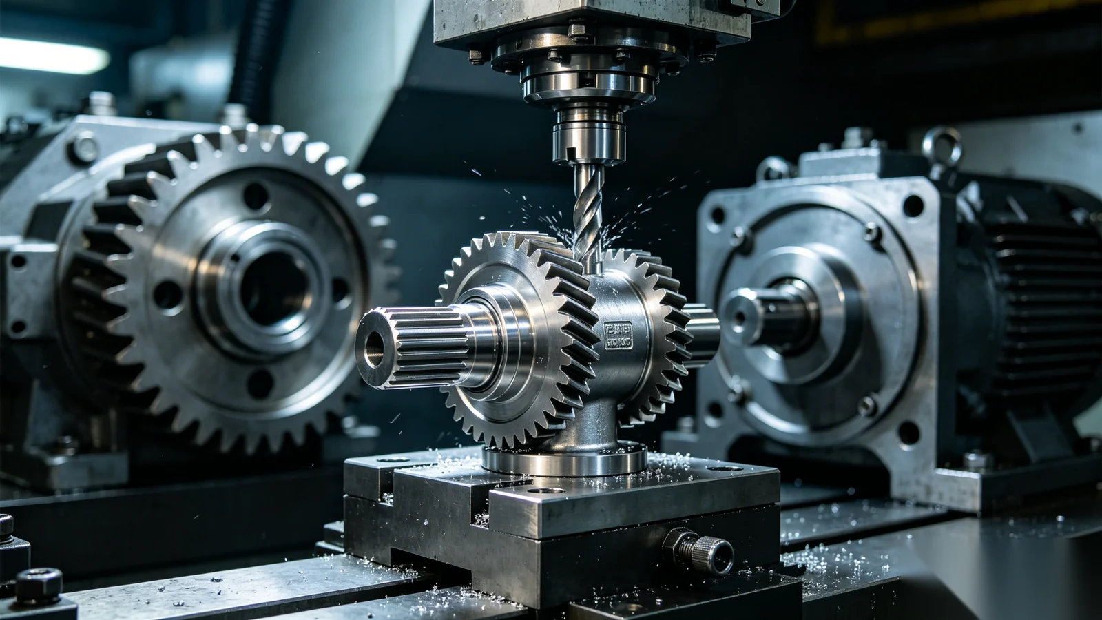 Manufacturing and quality inspection of worm gear operators for power generation industry